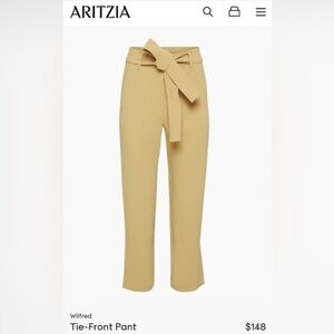 Wilfred Tie-Front Sandy Beige Pants